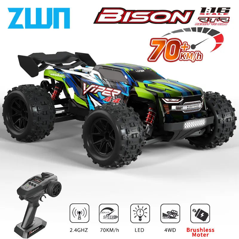 70KM/H or 50KM/H RC Car 4WD Full-Scale Remote Control Car