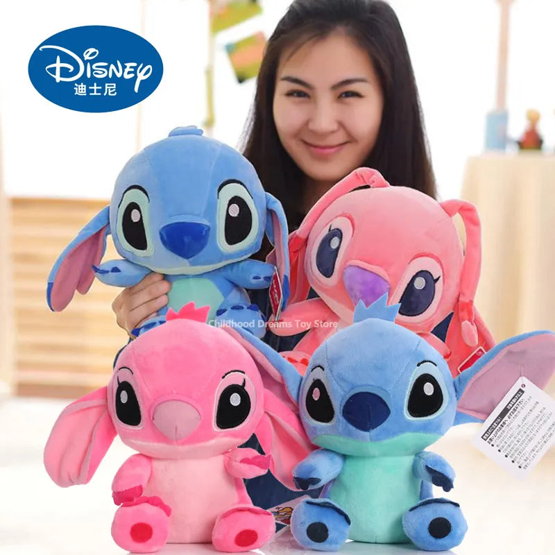 Blue Pink Cartoon Stitch Plush Toy Christmas Gifts for Kids