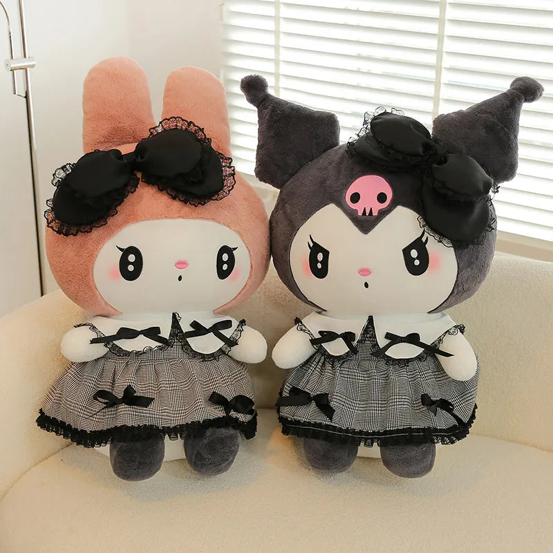 Big Size Kuromi Melody Cinnamoroll Plush Toy Girl's Room Decoration Xmas Gift