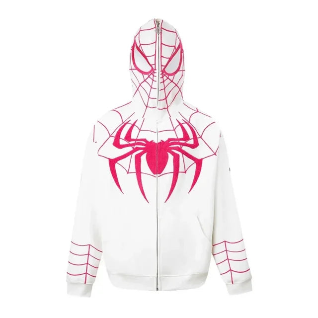 SpiderMen Gothic Dark Hoody Zipper Hoodie Full Pullover